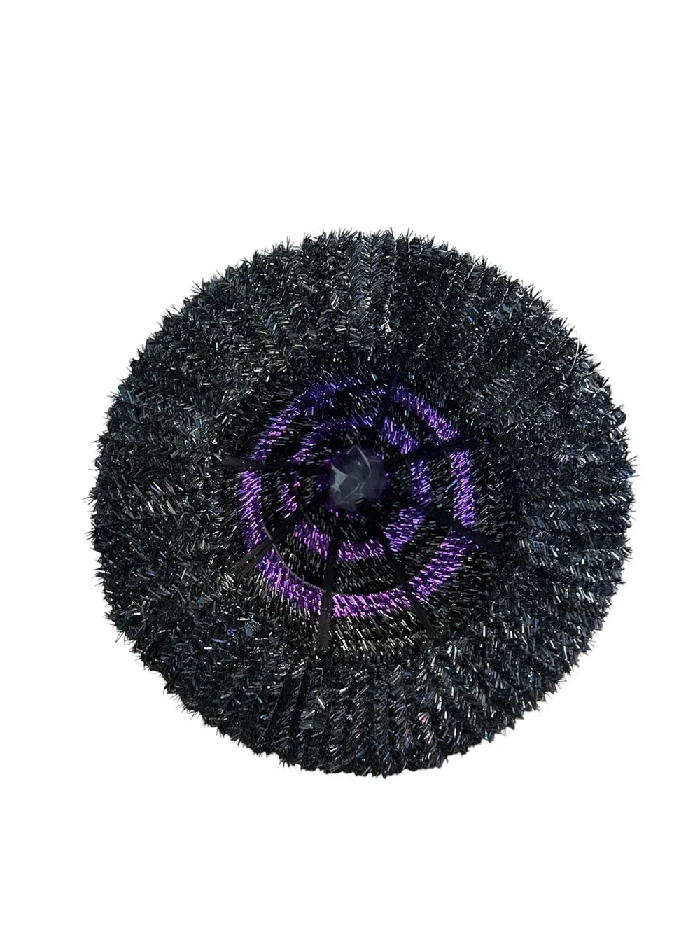 Halloween Witch Hat Party Decor - Black & Purple